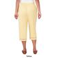 Womens Alfred Dunner Charleston Twill Capri w/Lace Inset - image 2