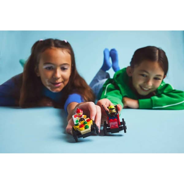 LEGO&#174; CITY Pizza vs. Fire Truck Race Car Pack Building Kit