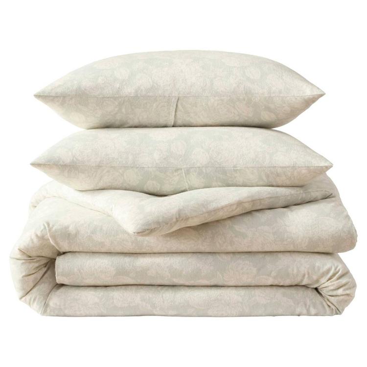 Laura Ashley Meredith Flannel Cotton Comforter Set