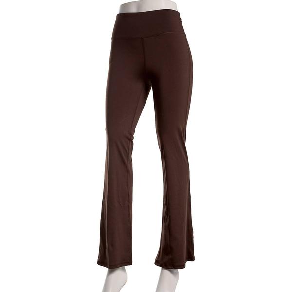 Juniors Cotton Candy Brush Back Flare Yoga Pants - image 
