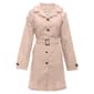 Womens Capelli Solid Trench Raincoat - image 1