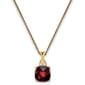 Gemstone Classics&#40;tm&#41; 14kt. Yellow Gold Garnet Diamond Necklace - image 1