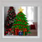 Northlight Seasonal Christmas Tree with Presents Window D&#233;cor - image 2