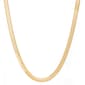 14kt. Gold over Sterling Silver Magic Herringbone Chain Necklace - image 1