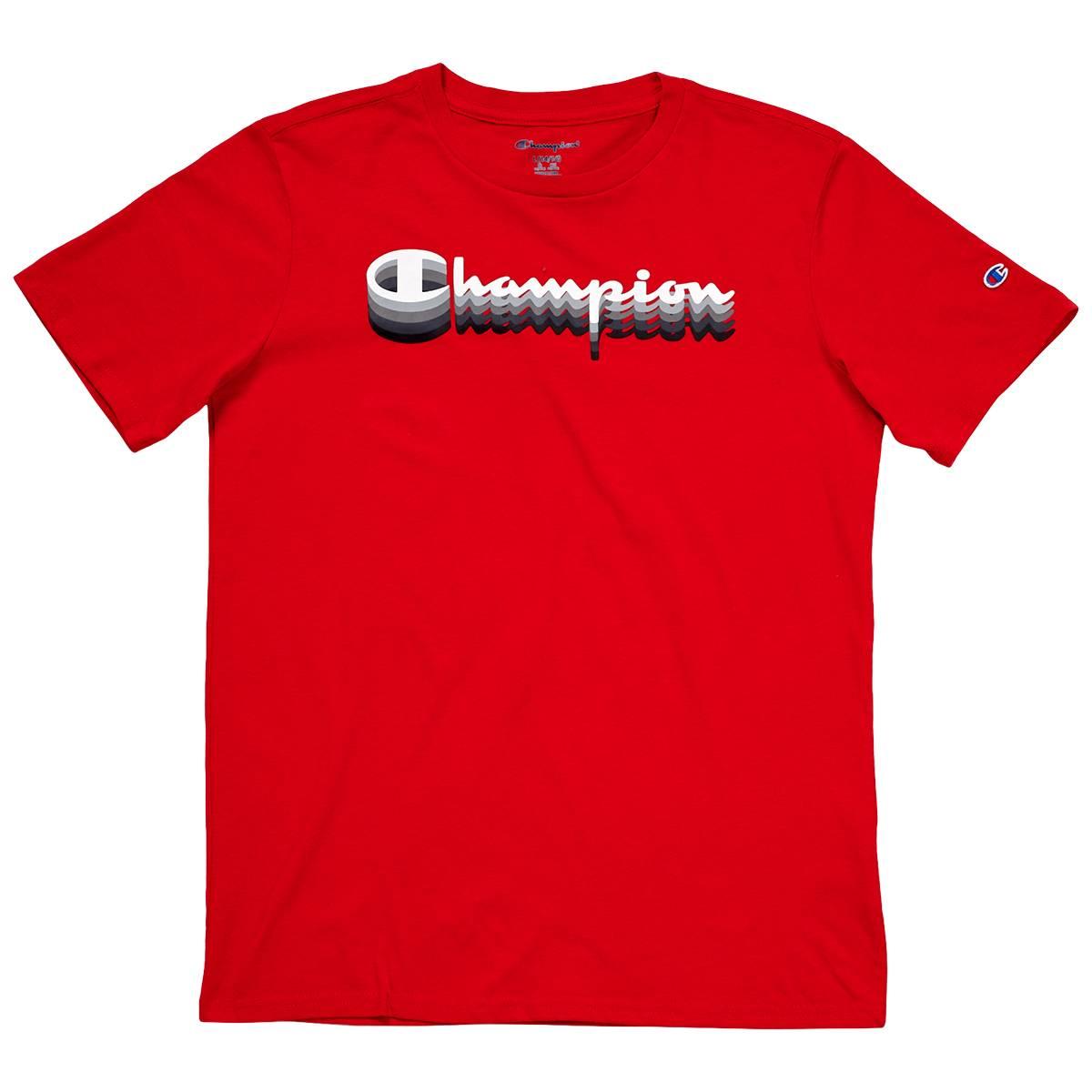 Boys (8-20) Champion(R) Chest Graphic Tee - Lychee