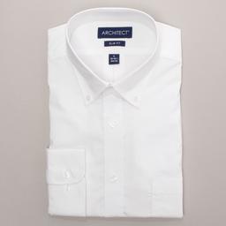 Mens Architect(R) Slim Fit Performance Dress Shirt - White