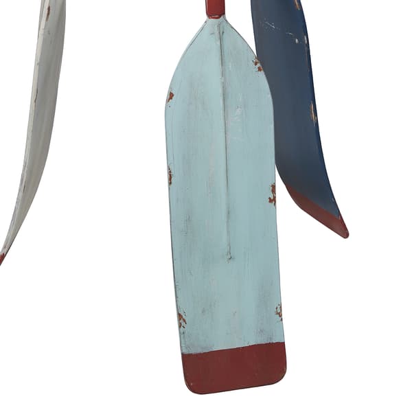 9th & Pike® Brown Metal Oar Coat Rack