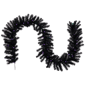 Northlight 9ft LED  Pre-Lit Black Crystal Pine  Halloween Garland - image 1