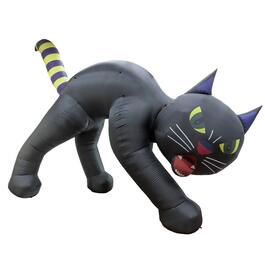 National Tree 20ft. Inflatable Halloween Black Cat
