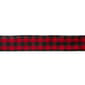 Northlight Burlap and Buffalo Plaid 16 Loop Christmas Bow - image 5