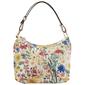 DS Fashion NY Double Zip Convertible Floral Hobo - image 1