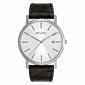 Mens Bulova Black Strap & Stainless Steel Watch - 96B104 - image 1