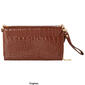Womens Sasha Croco Flap Over Wallet On A String - image 2