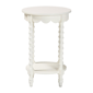 Baxton Studio Sally Round Nightstand with Bamboo Inspired Legs - image 2