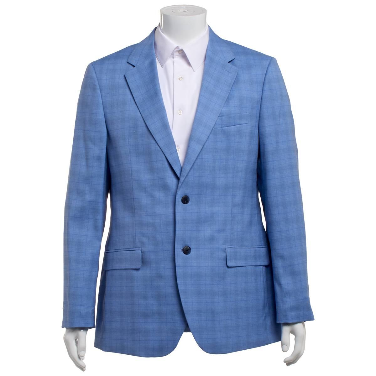 Mens Nautica Blue Plaid Jacket