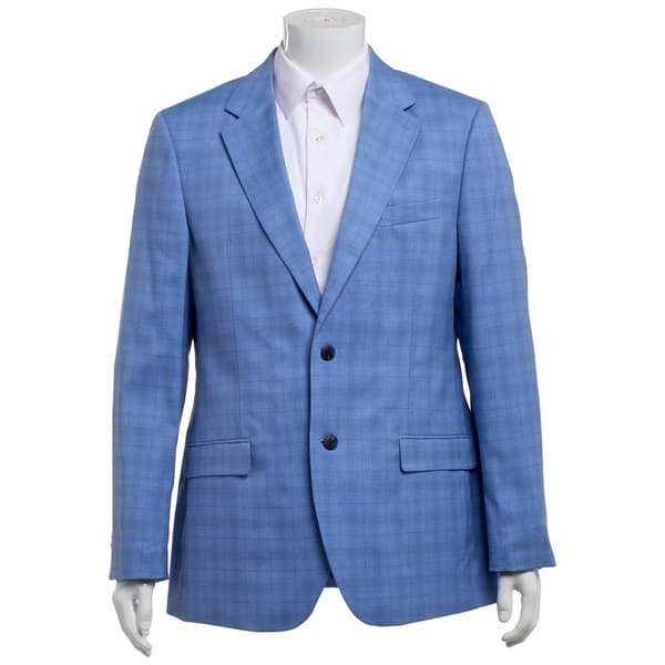 Mens Nautica Blue Plaid Jacket