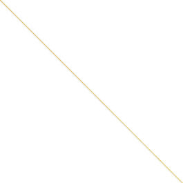Gold Classics&#8482; .75mm. Polished Cable Necklace w/Lobster