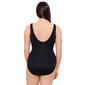 Womens Leilani Marble Side Shirred One Piece Swimsuit - image 3