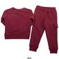 Boys &#40;4-7&#41; Champion Signature Crew & Cargo Joggers - image 2