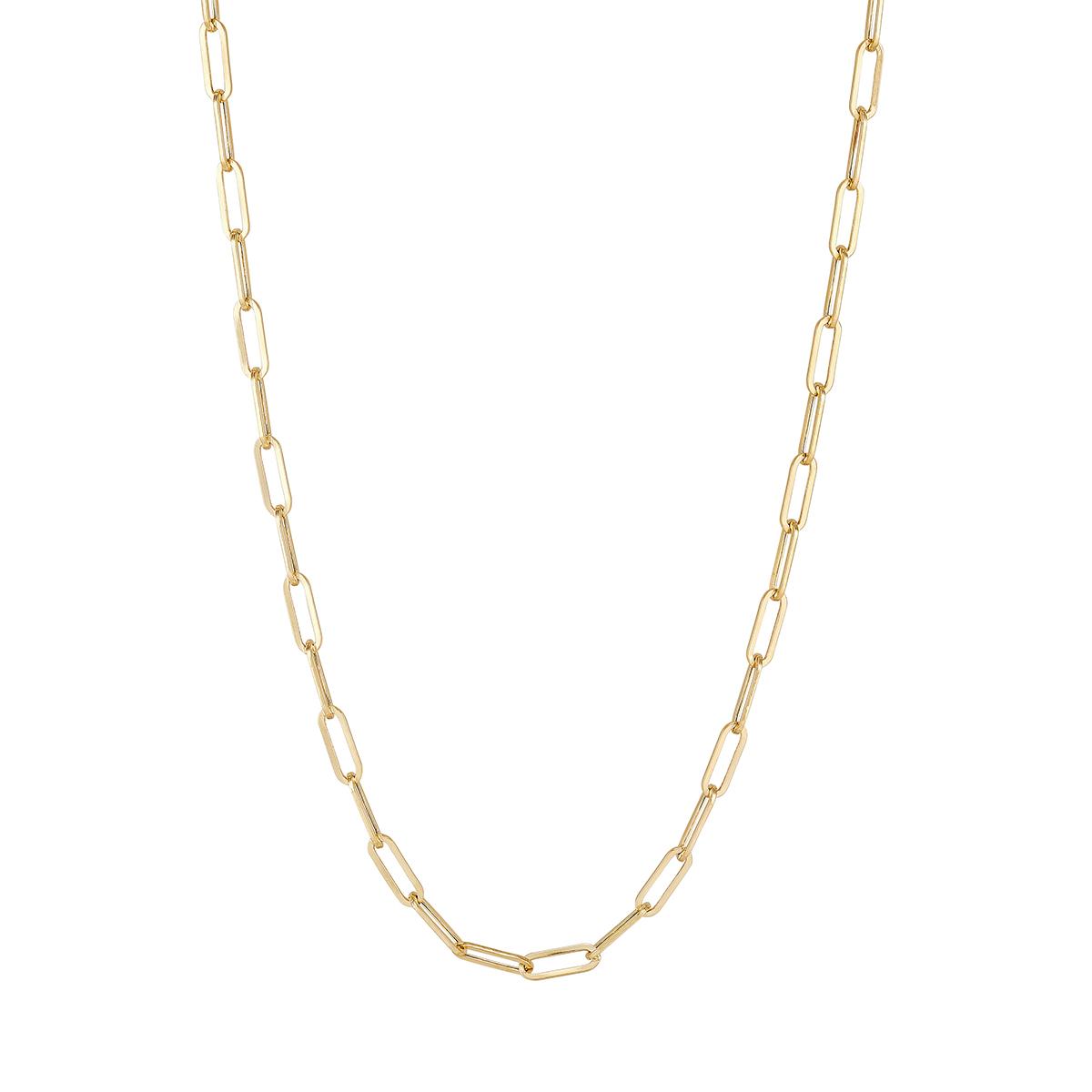 Gold Classics™ Yellow Gold Paperclip Chain Necklace