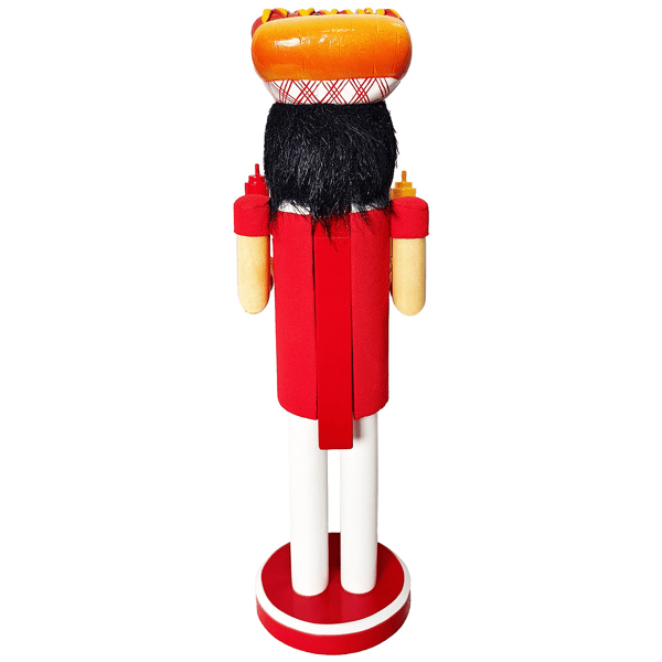 Santa''s Workshop 14in. Here for the Hot Dogs Nutcracker