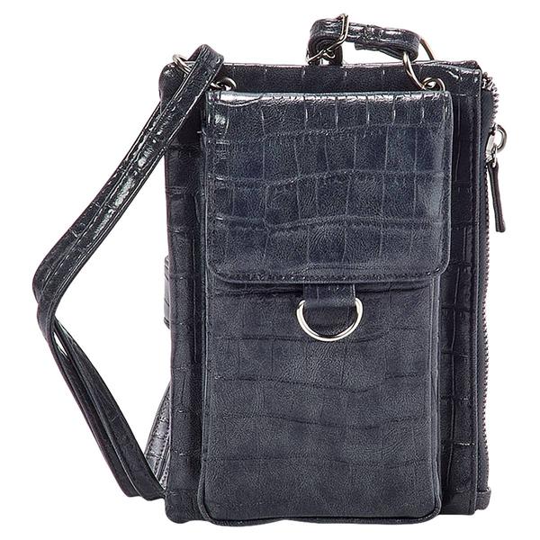 Womens Mundi Cornellia Crocodile Wallet on a String - image 