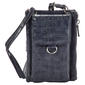 Womens Mundi Cornellia Crocodile Wallet on a String - image 1