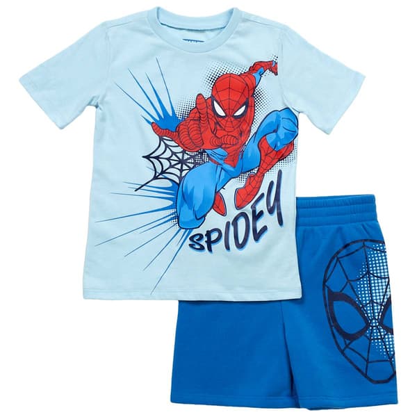 Boys (4-7) Marvel Spider-Man Short Set - image 
