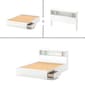 South Shore Reevo Full Mates Bed with Bookcase Headboard - image 4