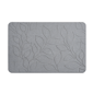 VCNY Home Grey Carved Leaves Diatomite Stone Bath Mat - image 3