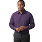 Mens Big & Tall Christian Aujard Stretch Dress Shirt - Purple - image 1