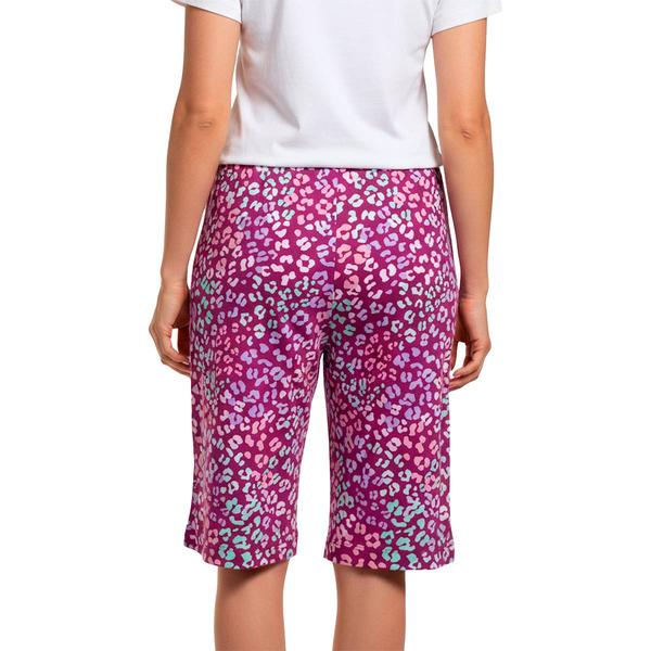 Plus Size HUE® Loving Me Some Leo Printed Bermuda Pajama Shorts