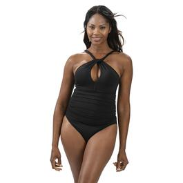 Womens Dolfin&#40;R&#41; Aquashape Solid Contemporary One Piece Swimsuit