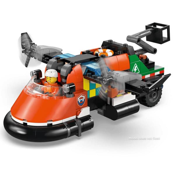 LEGO® City Airplane Service Truck & Hovercraft Building Kit