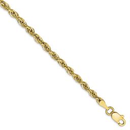 Mens Gold Classics™ 10kt. 2.8mm 8in. Semi-Solid Chain Bracelet