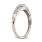 Pure Fire 10kt. White Gold Diamond Halo Engagement Ring - image 6