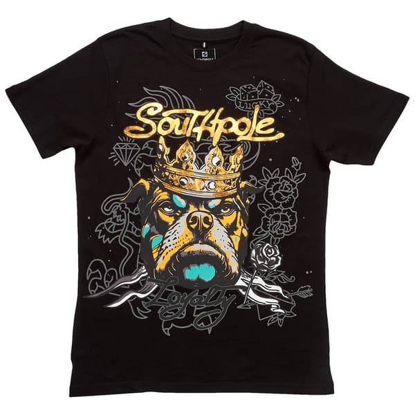 Young Mens SOUTHPOLE(R) Short Sleeve Bulldog Graphic Tee - image 