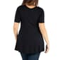 Plus Size 24/7 Comfort Apparel Elbow Sleeve Tunic - image 3