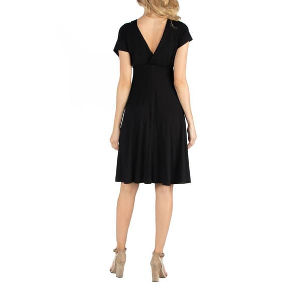 Womens 24/7 Comfort Apparel Maternity Empire Waist Dress