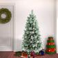 National Tree 6ft Perry Hard Needle Snow Tip Christmas Pine Tree - image 2