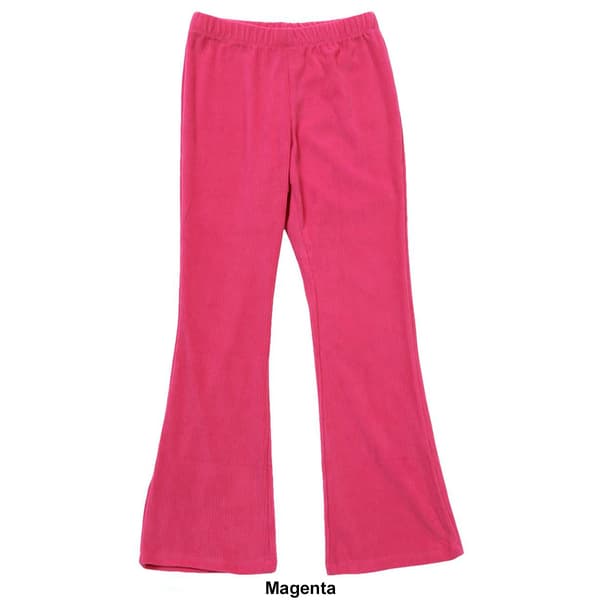 Girls (7-16) Insta Girl® Velvet 4x4 Rib Flare Leggings