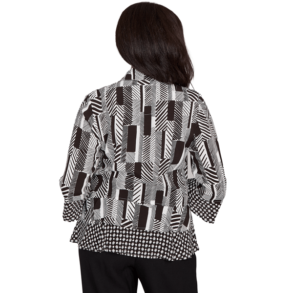 Womens Alfred Dunner Business As Usual Button Front Blouse