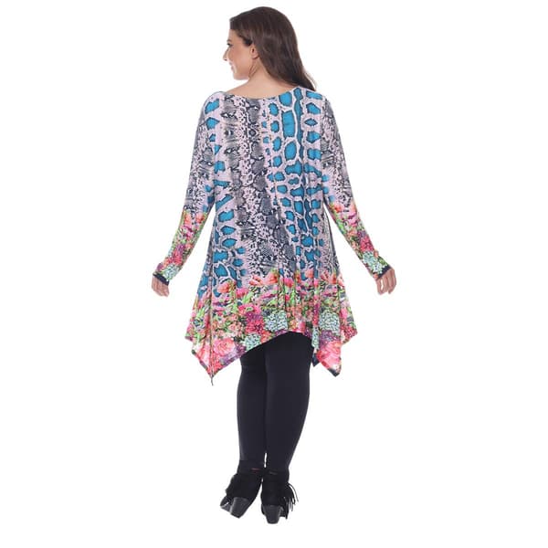 Plus Size White Mark&#174; Marlene Printed Tunic
