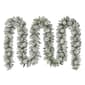 Puleo International 20ft. Flocked Spruce Artificial Garland - image 1