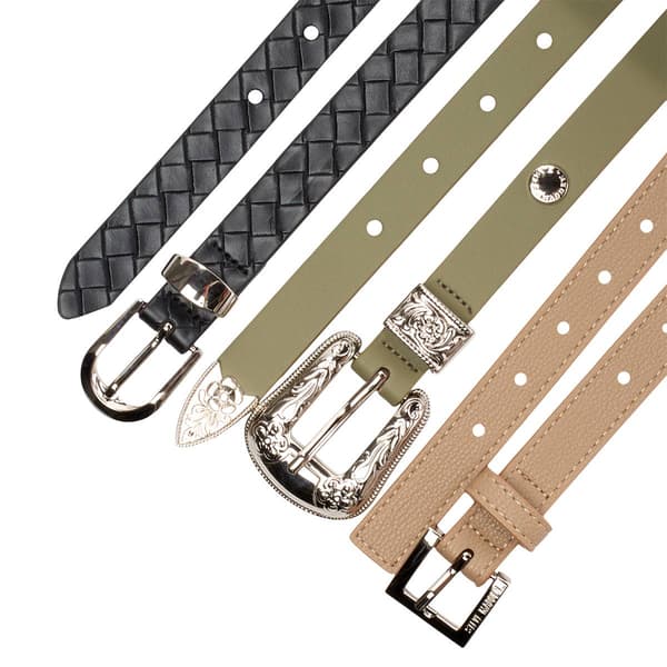 Womens Steve Madden 3 for 1 Logo Belts - image 