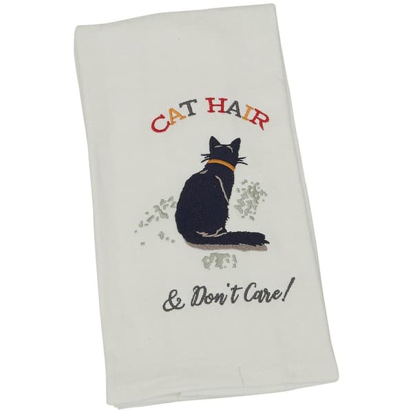 Essential Kitchen Cat Hair Embroidered Kitchen Towel - image 