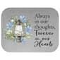 Always in our Thoughts w/ Floral Lantern Rectangle Memorial Stone - image 1