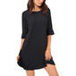Womens MSK Pleated Ruffle Trim Dress - image 1