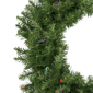 Northlight 24in. Multi LED Lights Rockwood Pine Christmas Wreath - image 3