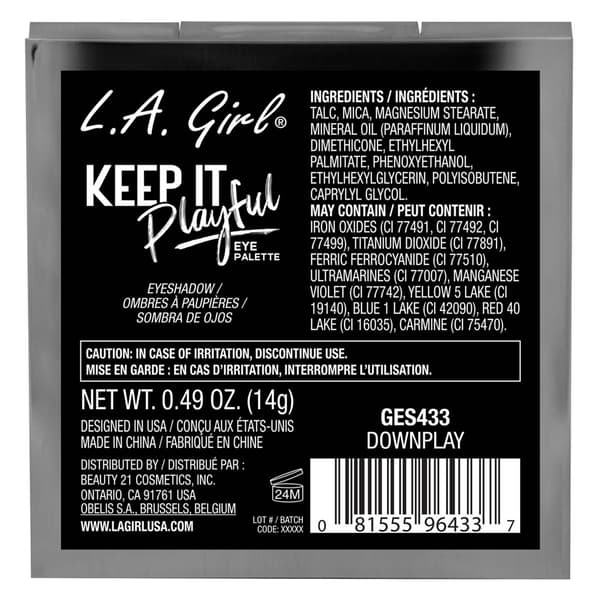 L.A. Girl Keep It Playful Eyeshadow Palette